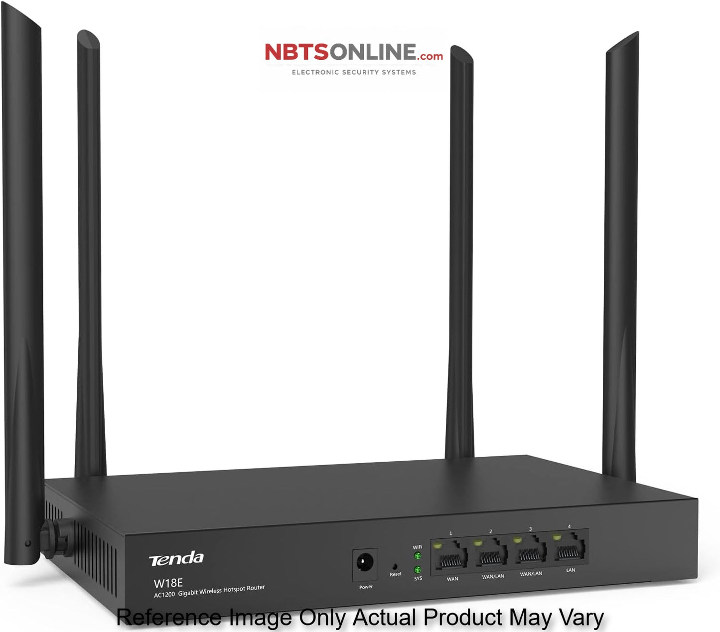 enda W18E AC1200 Gigabit Enterprise Wireless Dual_Band Router, 300 Square Meters, 867Mbps/300Mbps, 50 Users, Gigabit Port, 4xAntenna, Remote Domain Maintenance
