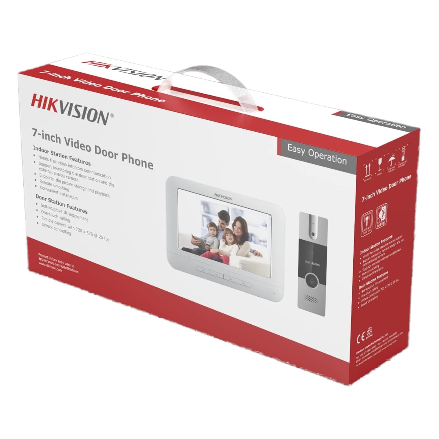 HIKVISION DS-KIS204T (Villa Analog Kit) - Wireless 1080p Video Door Phone With USEWELL RJ45 Brand: HIKVISION