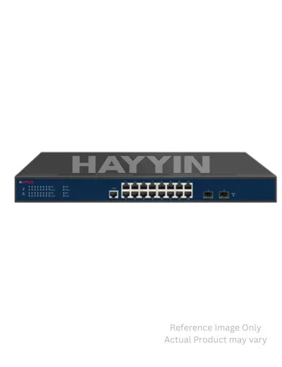 CP Plus CP-DNW-HPU16G2 16 Port PoE + 2 Gigabit Uplink with SFP Ports