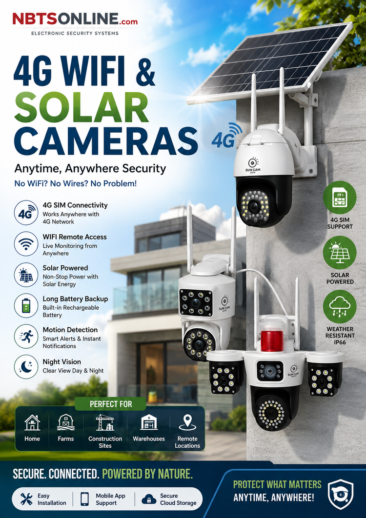 WIFI & 4G Solar Cameras