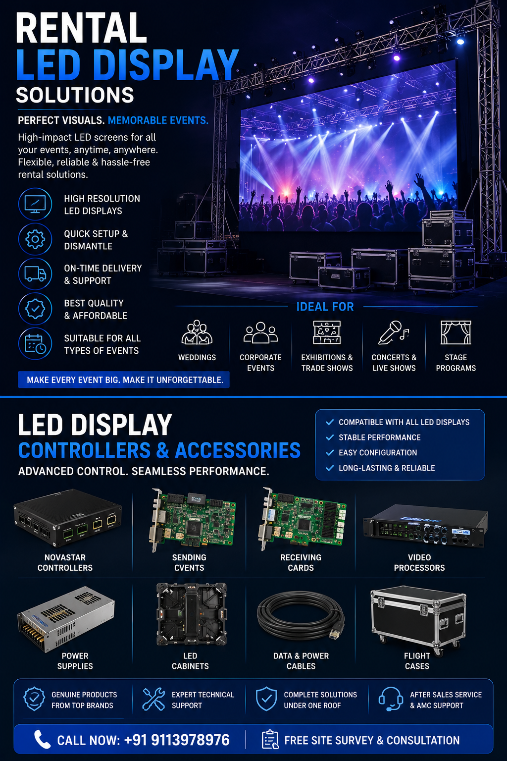 Rental LED Displays & Controllers