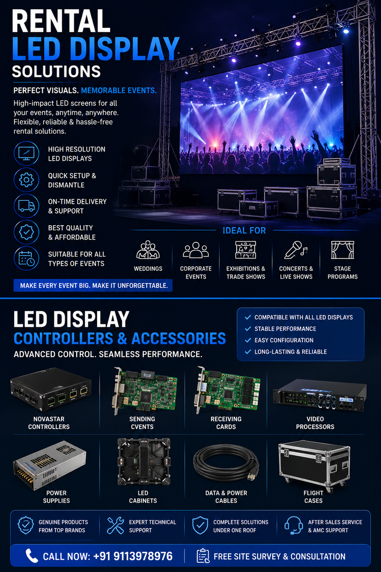Rental LED Displays & Controllers