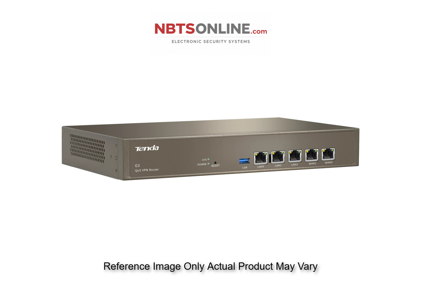 TENDA G3 Wireless Repeater QoS VPN Router (Brown) Router 2.4 GHz, 5 GHz, 2.1 GHz 0 Mbps Wifi Speed Dual Band Internal Antenna Both (Ethernet and ADSL) (Brown)
