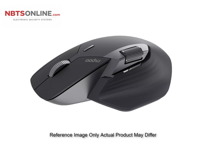 Rapoo MT760L Ergonomic MultiDevice Mouse, Rechargeable, Onboard Memory, Blk