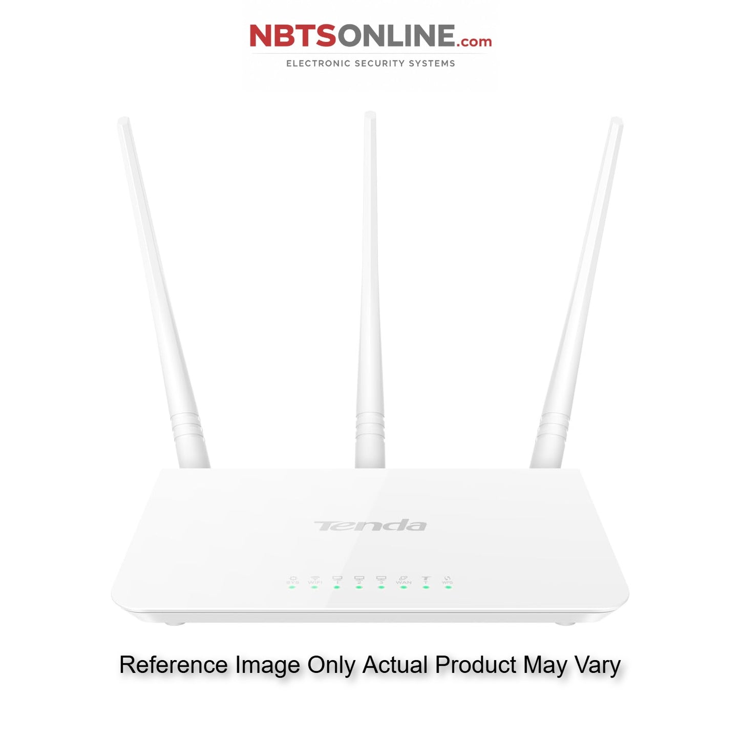 Tenda F3 300Mbps Wi-Fi Router, Easy Setup, WPS Button, Parental Control, Bandwidth Control, Wi-Fi Schedule, with 3 * 5dBi High Power External Antennas