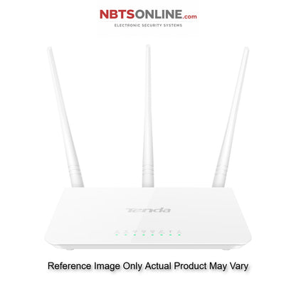Tenda F3 300Mbps Wi-Fi Router, Easy Setup, WPS Button, Parental Control, Bandwidth Control, Wi-Fi Schedule, with 3 * 5dBi High Power External Antennas
