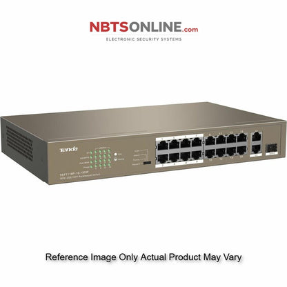 Tenda TEF1118P-16-150W 16-Port 10/100 PoE/1-Port Gigabit/1-Port SFP Switch