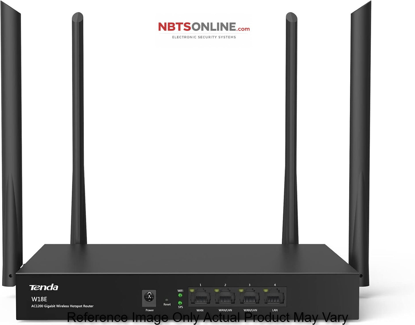 enda W18E AC1200 Gigabit Enterprise Wireless Dual_Band Router, 300 Square Meters, 867Mbps/300Mbps, 50 Users, Gigabit Port, 4xAntenna, Remote Domain Maintenance