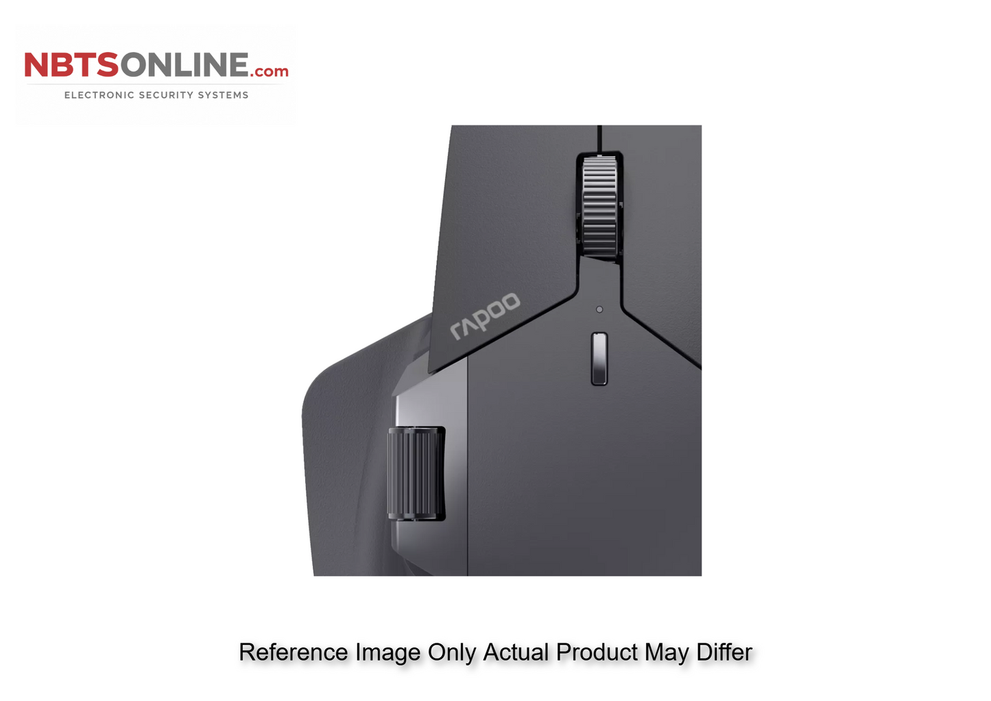 Rapoo MT760L Ergonomic MultiDevice Mouse, Rechargeable, Onboard Memory, Blk