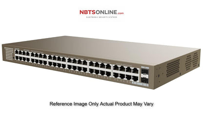 Tenda TEG1050F 48GE+2SFP | 48 10/100/1000M Auto-Negotiation RJ45 Ports and 2 1000M Independent SFP Slots | Ethernet Switch