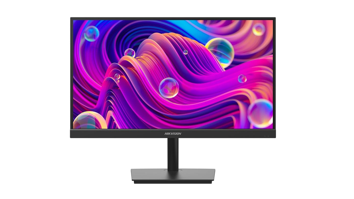 HIKVISION 21.5-inch FHD Monitor|178° Ultra-Wide View|HDMI and VGA|8 bit LVDS FHD (1920 × 1080) Display