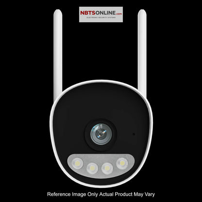 Trueview 3MP 4G SIM Bullet Security Camera | All Time Color Night Vision | IP66 Waterproof | Human Detection | Two Way Audio | 256GB Memory Card Support | STQC Approved