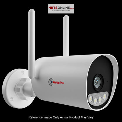 Trueview 3MP 4G SIM Bullet Security Camera | All Time Color Night Vision | IP66 Waterproof | Human Detection | Two Way Audio | 256GB Memory Card Support | STQC Approved