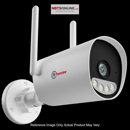 Trueview 3MP 4G SIM Bullet Security Camera | All Time Color Night Vision | IP66 Waterproof | Human Detection | Two Way Audio | 256GB Memory Card Support | STQC Approved