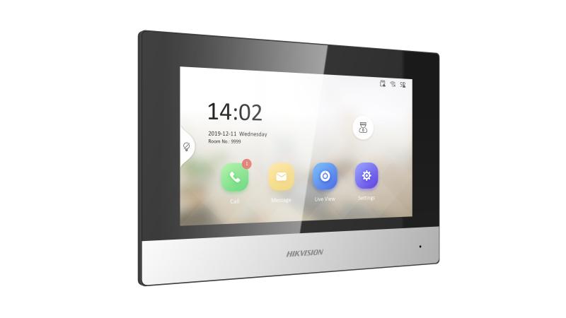 HIKVISION Ds-Kh6320-Wte1 IP Vdp 7 Inch Touch Screen LCD Monitor, Multi