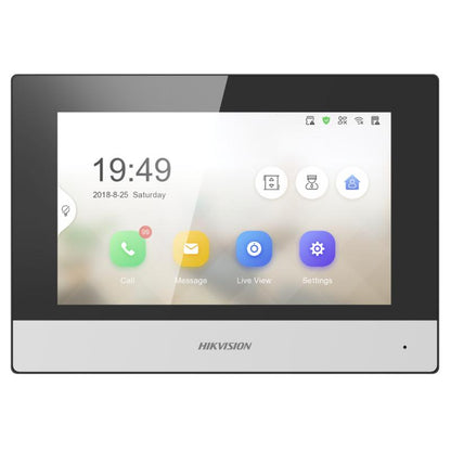 HIKVISION Ds-Kh6320-Wte1 IP Vdp 7 Inch Touch Screen LCD Monitor, Multi