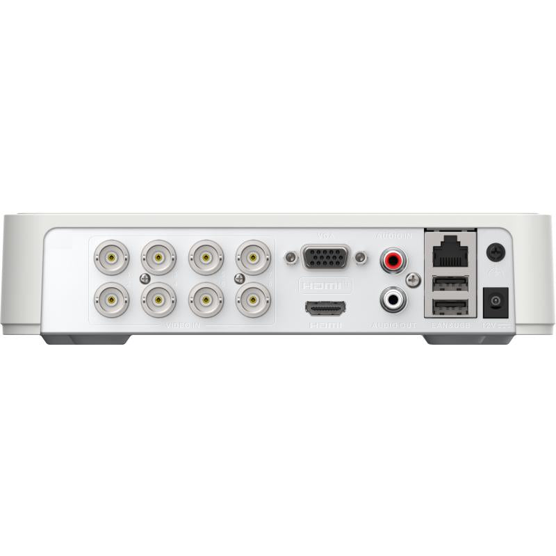 Hikvision DS-7108HGHI-M1/T 8-Channel Turbo HD DVR | 2-Way Audio Support | 1080p Lite | H.265 Pro+ Compression | Motion Detection 2.0 | HDMI & VGA Output | Remote Access via Hik-Connect
