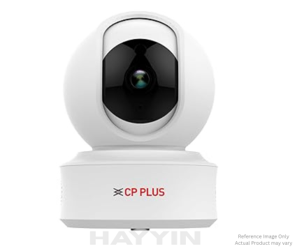 CP Plus CP-E31Q 3 MP WIFI PT Camera (Indoor)Full HD Smart Wi-fi CCTV Home Security Camera ,360° View , 2 Way Talk,Cloud Monitor, Motion Detect, Night Vision,Supports SD Card, Alexa & Ok Google