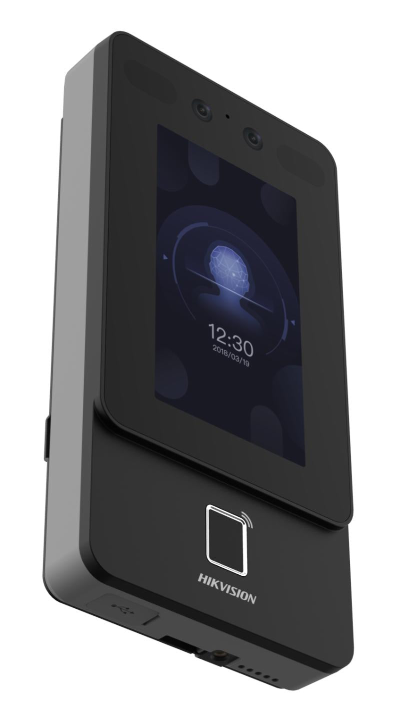 Hikvision DS-K1T342EFWX-E1 Time Attendance Machine, 4.3 inch Touch Screen, 2 MP Lens, 1500 Faces, 3000 Fingerprints & Cards Capacity, EM Card Reading