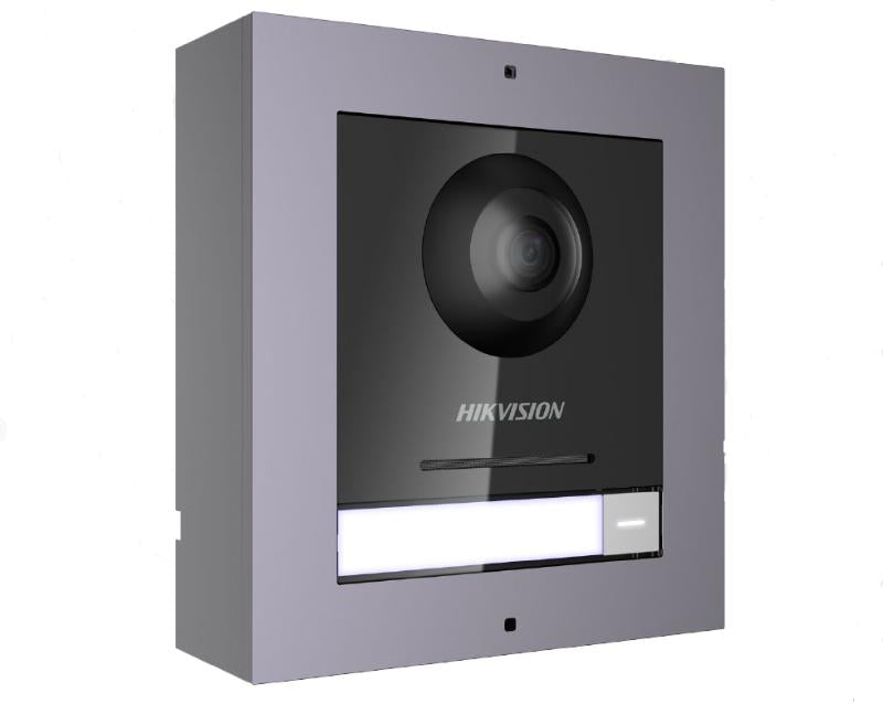 Hikvision IP Based Video Door Phone/Bell|7-inch Colorful TFT Screen|Video Resolution 1080p|Wide Angle Coverage|BuiltIn Microphone Loudspeaker|Echo Cancellation|Water& Dust Resistant| Wired