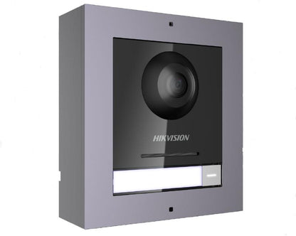 Hikvision IP Based Video Door Phone/Bell|7-inch Colorful TFT Screen|Video Resolution 1080p|Wide Angle Coverage|BuiltIn Microphone Loudspeaker|Echo Cancellation|Water& Dust Resistant| Wired