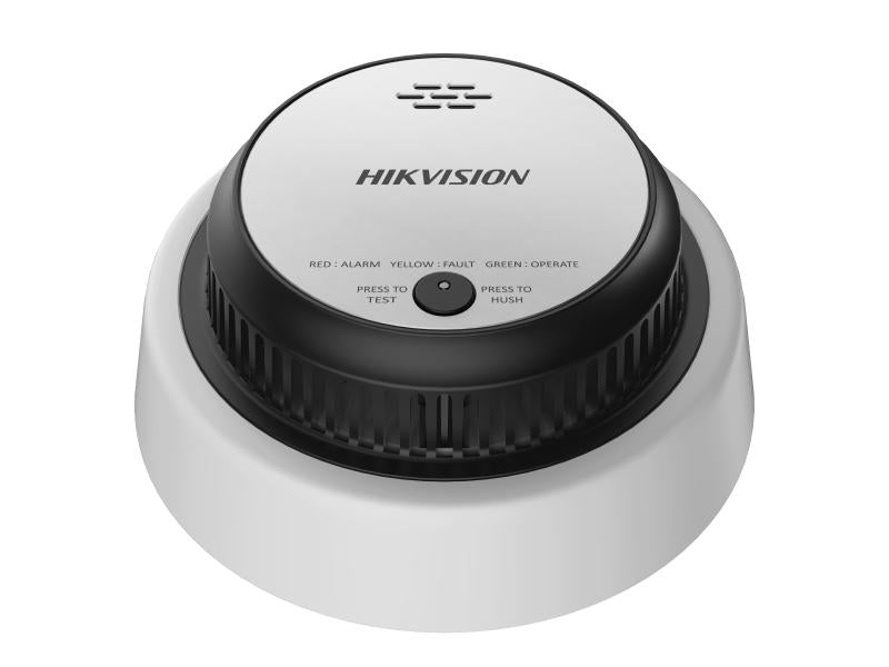 Hikvision Standalone Smoke & Heat Detector with Dual-Light Sensing and 10-Year Battery Backup – NP-FY200
