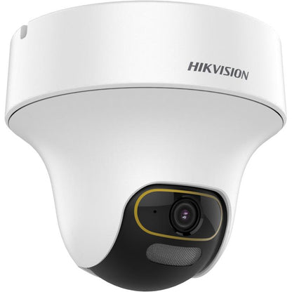 HIKVISION 2MP ColorVu Audio PT 360° Built-in Mic IR White Light with Solid Light Alarm Motion Detection 2MP HD Indoor CCTV Camera [DS-2CE70DF3T-PTS] for 2MP & Above DVR + BNC/DC